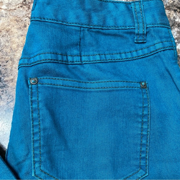 Free People Teal Light Weight Jeans - Picture 2 of 9